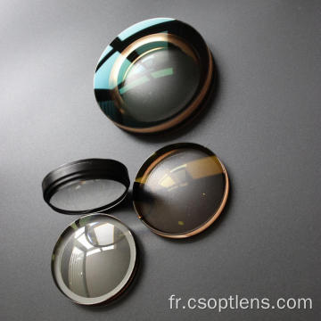 Lentille sphérique en verre optique HK9 de haute précision